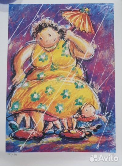 Картина Umbrella. Зонтик