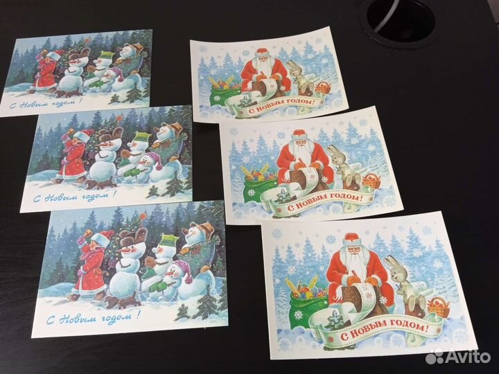 Открытки Зарубина, винтаж