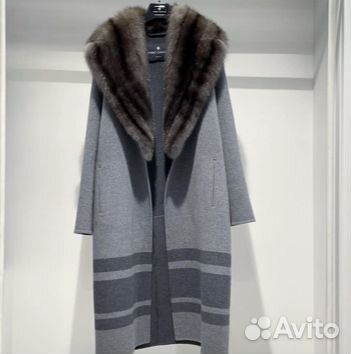 Воротник из соболя куницы на пальто или куртку