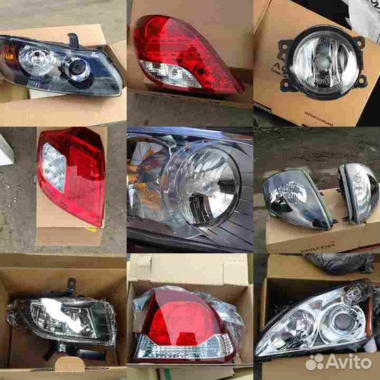 Фара П/Т левая хром для volkswagen tiguan (2018-20