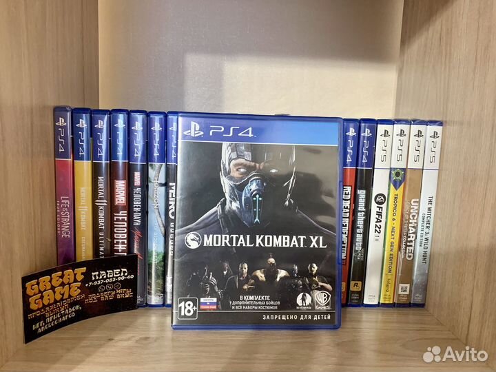 Игры PS4: Mortal Kombat XL/MK XL