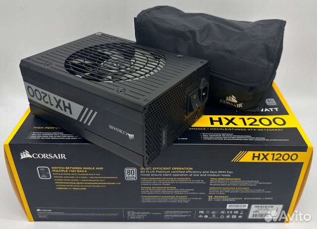 Блок питания Corsair HX1200 CP-9020140-EU купить в Санкт-Петербурге с ...