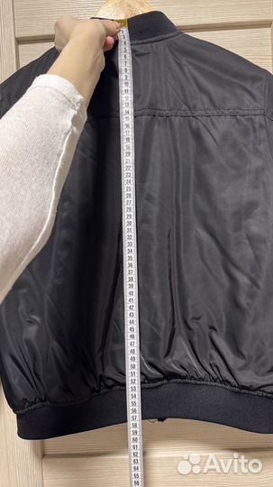 Куртка бомбер черная pull&bear