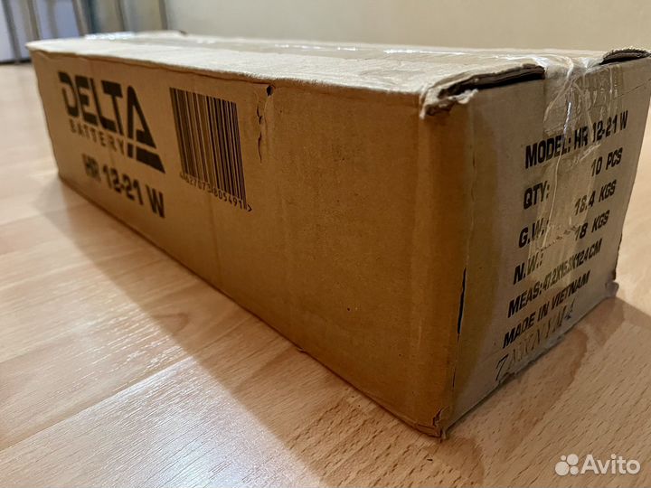 Аккумулятор для ибп 12v 5Ah Delta HR 12-21 W