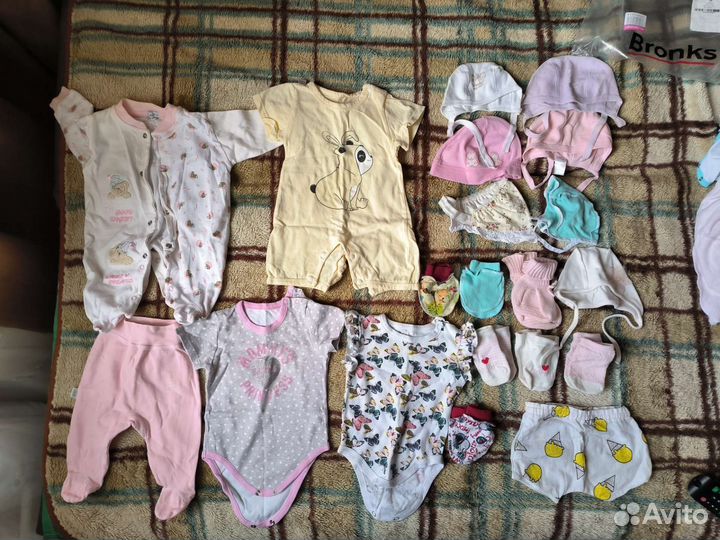 Вещи для младенца 0- 3 месяца