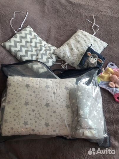 Бортики на кроватку