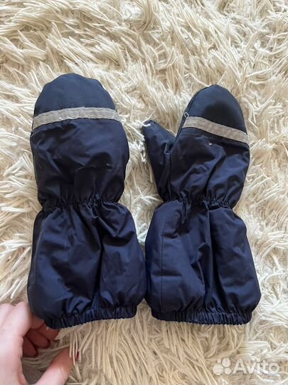 Варежки зимние детские 3-4 года