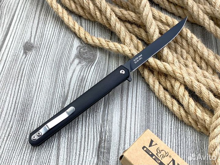 Нож VN Pro Mosquito, сталь AUS8 с черн.покрытием