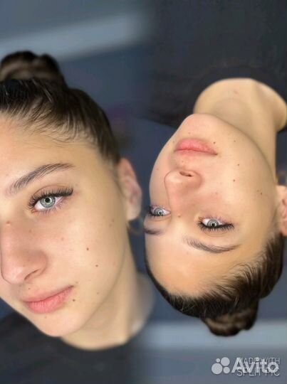Наращивание ресниц и оформление бровей