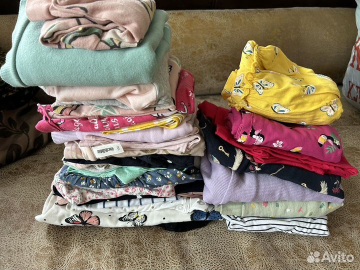 Детские вещи на девочку пакетом 86 92