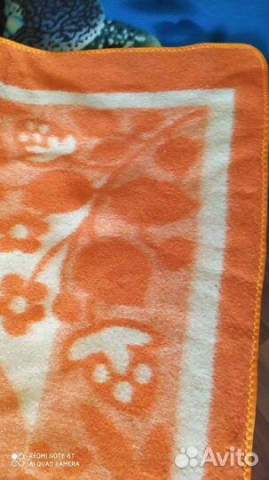 Одеяло детское шерстяное 150х100