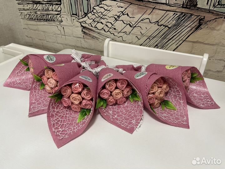 Букет из шоколадных роз (бельгийский шоколад)