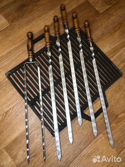 Шампура, двойные, люля, наборы