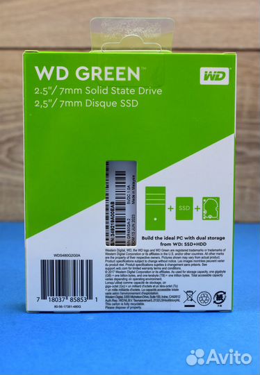 SSD WD green 480GB 2,5