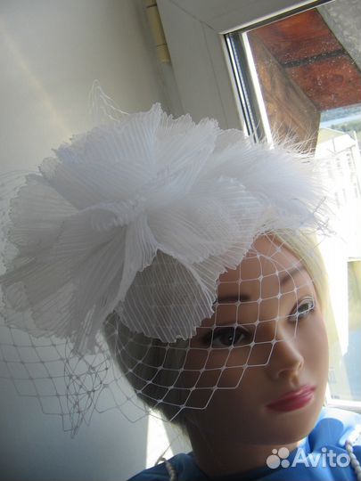 Брошь, шляпка-цветок