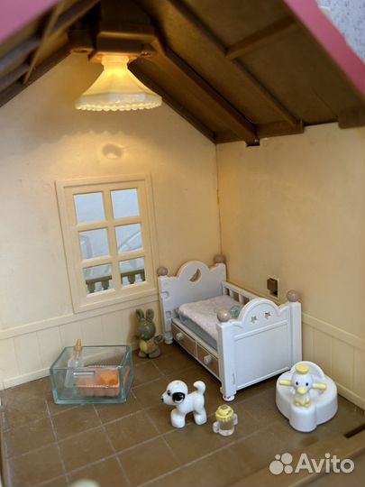 Sylvanian families большой дом со светом