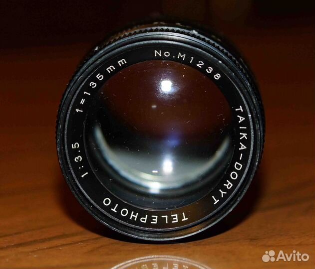 Объектив Taika-doryt telefoto 1:3,5 F-135mm