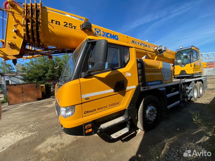 Аренда и услуги автокрана, 25 т, 42 м, с гуськом 8 м