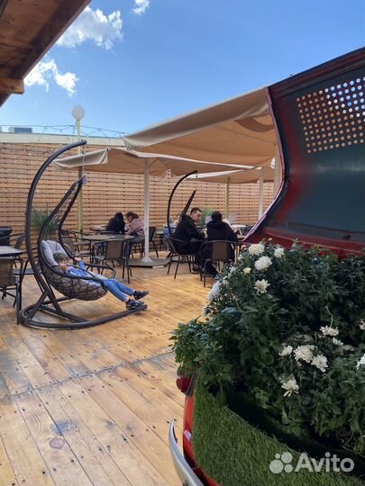 Уличный зонт для сада и кафе