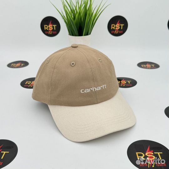 Кепка Carhartt 2 2023 кремово-бежевая