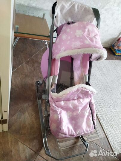 Коляска санки