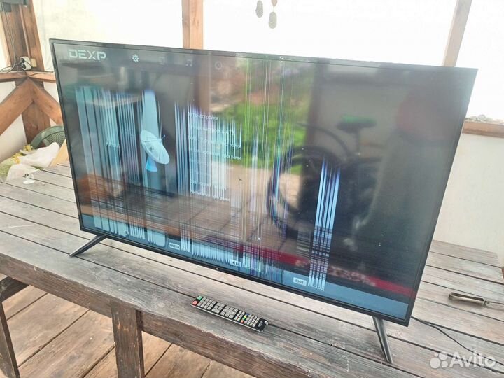 Телевизор ЖК dexp U50f700e матрица разбита