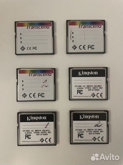 Карты памяти Compact Flash