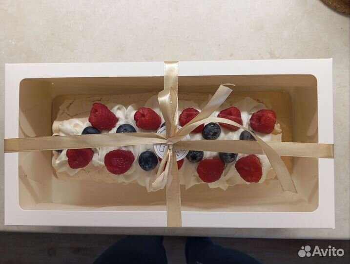 Меренговый рулет