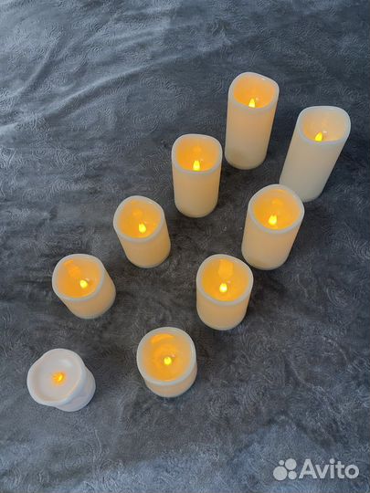 Интерьерные светодиодные свечи