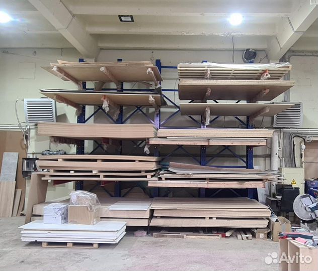 Стеллажи полочные