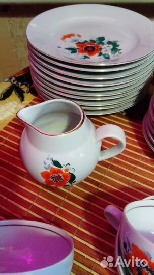 Чайный сервиз 10 персон Германия кахла