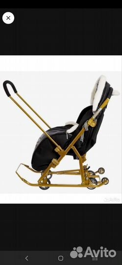 Зимние сани-коляска