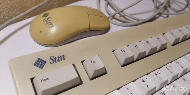Клавиатура + мышка комплект. SUN. Раритет