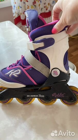 Ролики детские развижные Marlee pro 29-34 размер