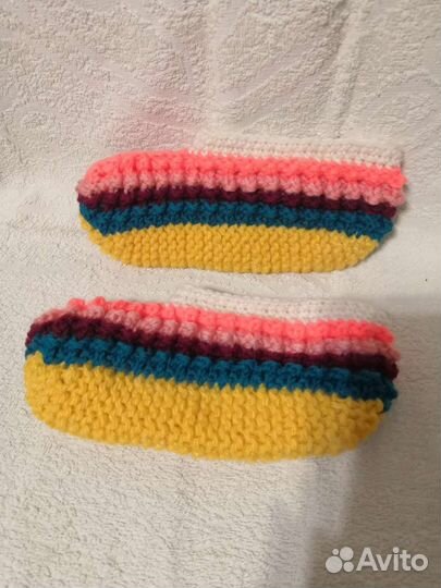 Следки вязаные, размер 35 - 36