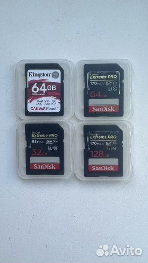 Флешки SD Sandisk Extreme Pro