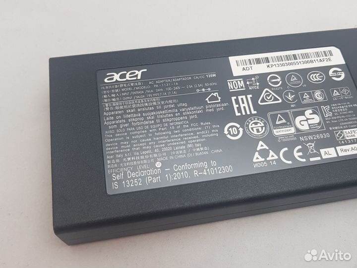 Блок питания для Acer 135w 5.5*1.7mm