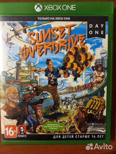 Игра для приставки xbox one sunset overdrive