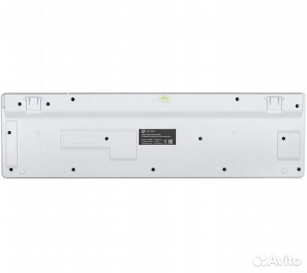 Клавиатура Оклик 420MRL белый