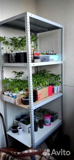 Стеллаж металлический на дачу, новый