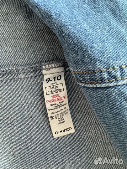 Джинсовое платье