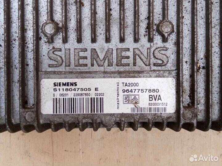 Блок управления АКПП peugeot 307