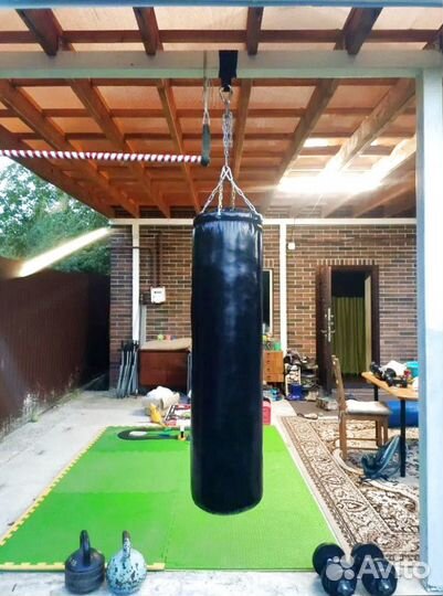 Боксерская груша. Боксерский мешок. Ручная работа