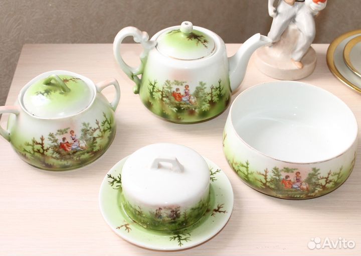 Набор посуды, дфз Вербилки. 1920-30е