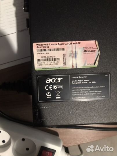 Продаю стационарный компьютер Acer Aspire