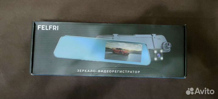 Видеорегистратор зеркало с камерой заднего вида