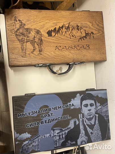 Крутой подарок мужчине топор в коробке с ножом