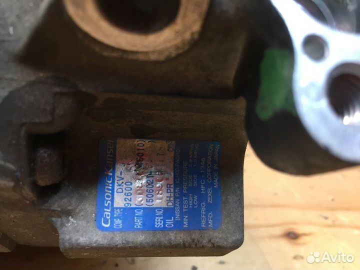 Компрессор кондиционера nissan cube