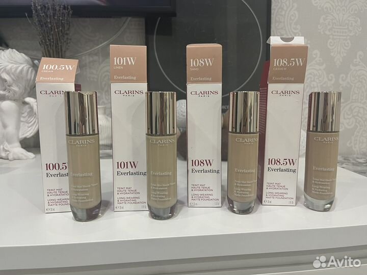 Clarins Everlasting устойчивый тональный крем