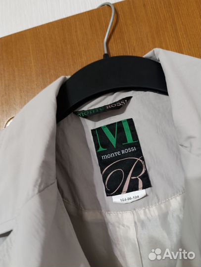 Плащ тренч лёгкий 46